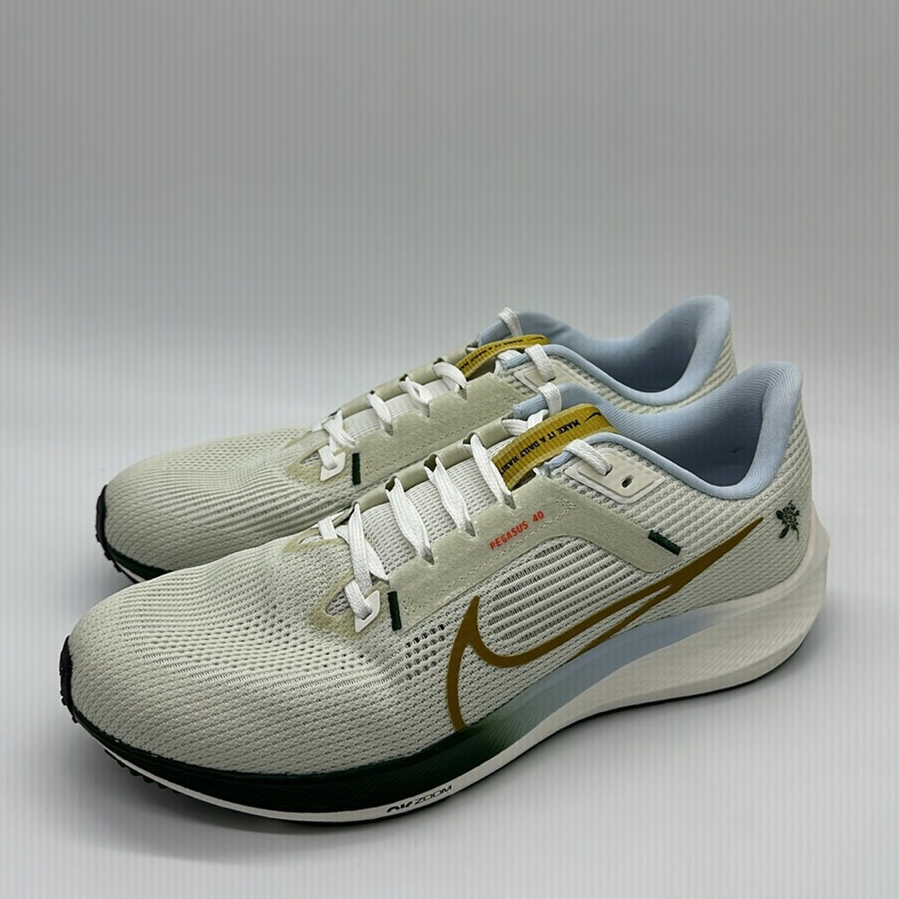 New Men’s Nike Air Zoom Pegasus 40 Sea Glass Bright Mandarin FV3631-081 NWOB - Picture 4 of 6